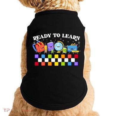 Cute Funny Ready To Learn Back To School Doggie Tank