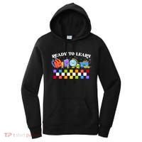 Cute Funny Ready To Learn Back To School Women's Hoodie thumb 0