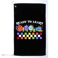 Cute Funny Ready To Learn Back To School Golf Towel thumb 0