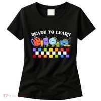 Cute Funny Ready To Learn Back To School Women's T-Shirt thumb 0
