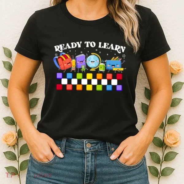 Cute Funny Ready To Learn Back To School Women's T-Shirt