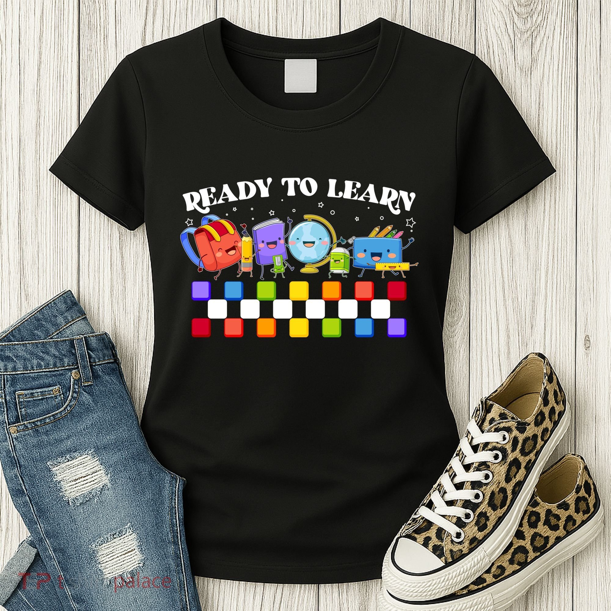 Cute Funny Ready To Learn Back To School Women's T-Shirt