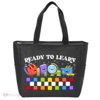 Cute Funny Ready To Learn Back To School Tote Bag thumb 0