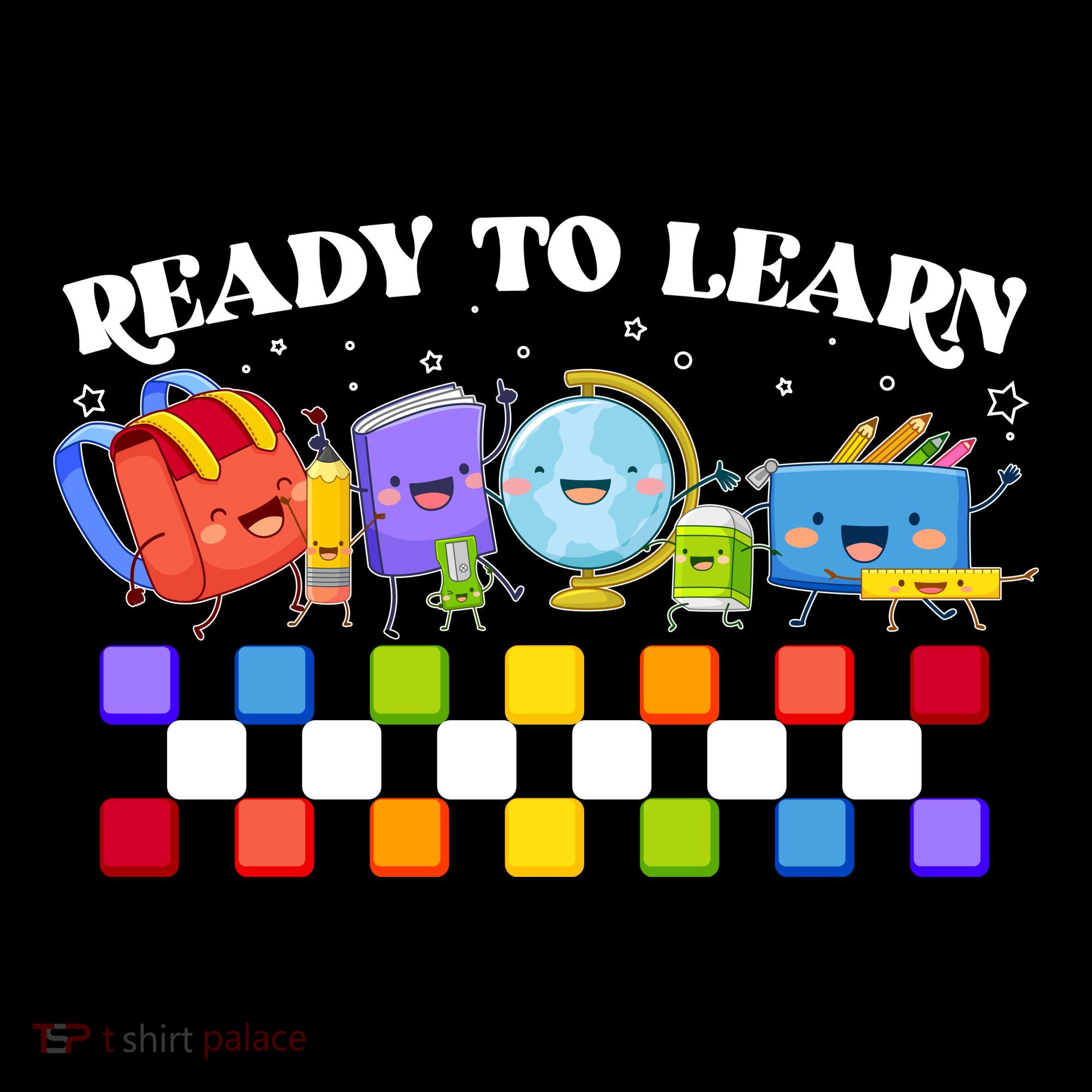 Cute Funny Ready To Learn Back To School Tote Bag