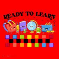 Cute Funny Ready To Learn Back To School Santa Hat thumb 1