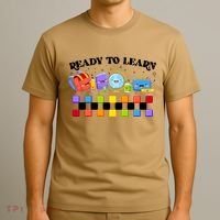 Cute Funny Ready To Learn Back To School T-Shirt thumb 3