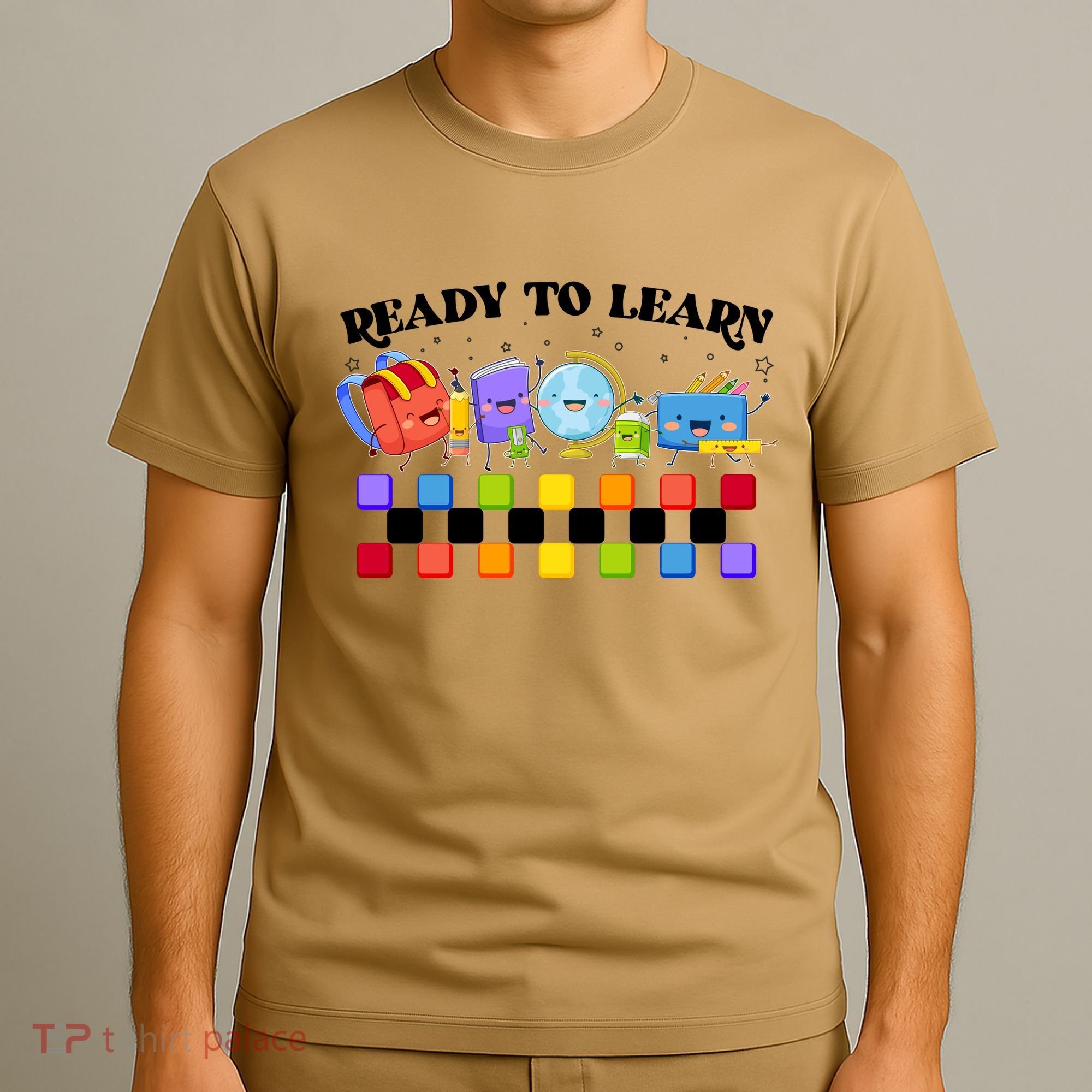 Cute Funny Ready To Learn Back To School T-Shirt