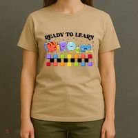 Cute Funny Ready To Learn Back To School T-Shirt thumb 4