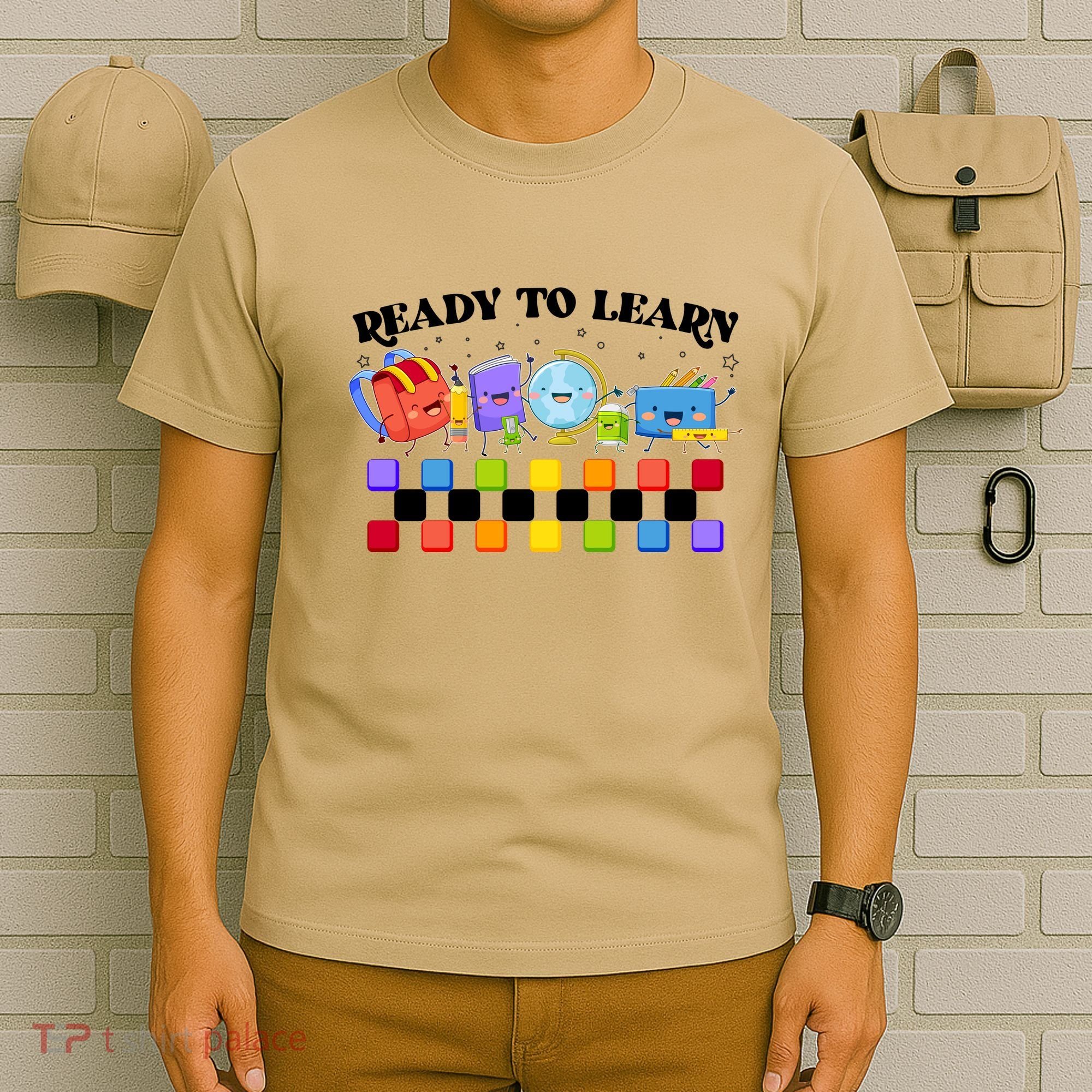 Cute Funny Ready To Learn Back To School T-Shirt