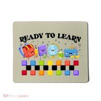 Cute Funny Ready To Learn Back To School Mousepad thumb 0