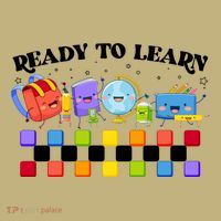 Cute Funny Ready To Learn Back To School Mousepad thumb 1