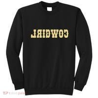 Country Funny Reverse Cowgirl Sweatshirt thumb 0