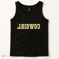 Country Funny Reverse Cowgirl Tank Top thumb 2