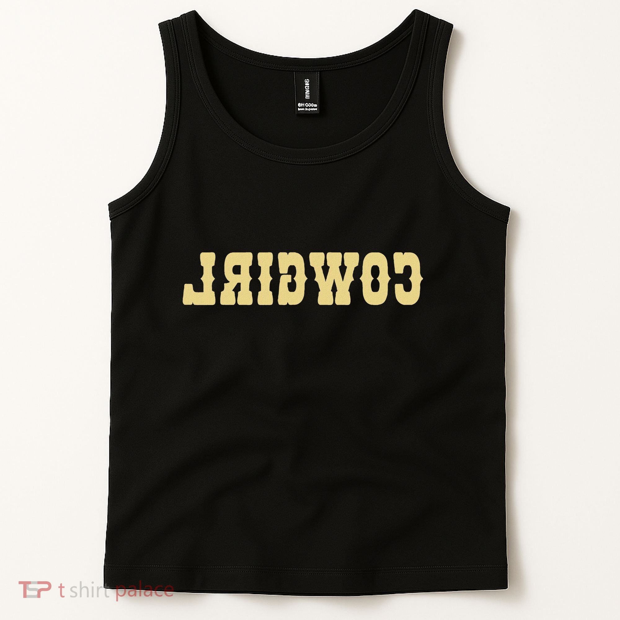 Country Funny Reverse Cowgirl Tank Top