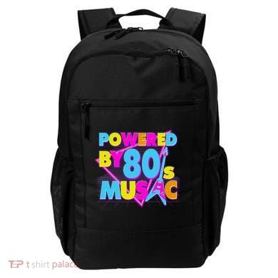 Cool Funny Retro Powered By 80's Music Backpack