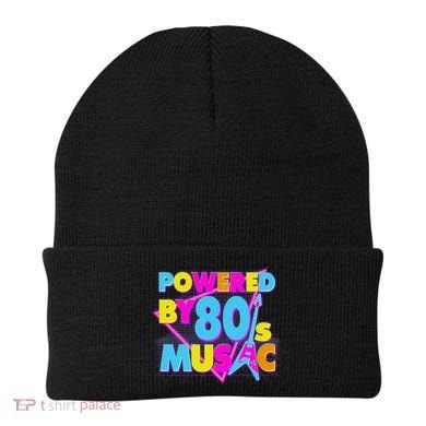 Cool Funny Retro Powered By 80's Music Beanie