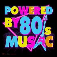 Cool Funny Retro Powered By 80's Music Women's Hoodie thumb 2