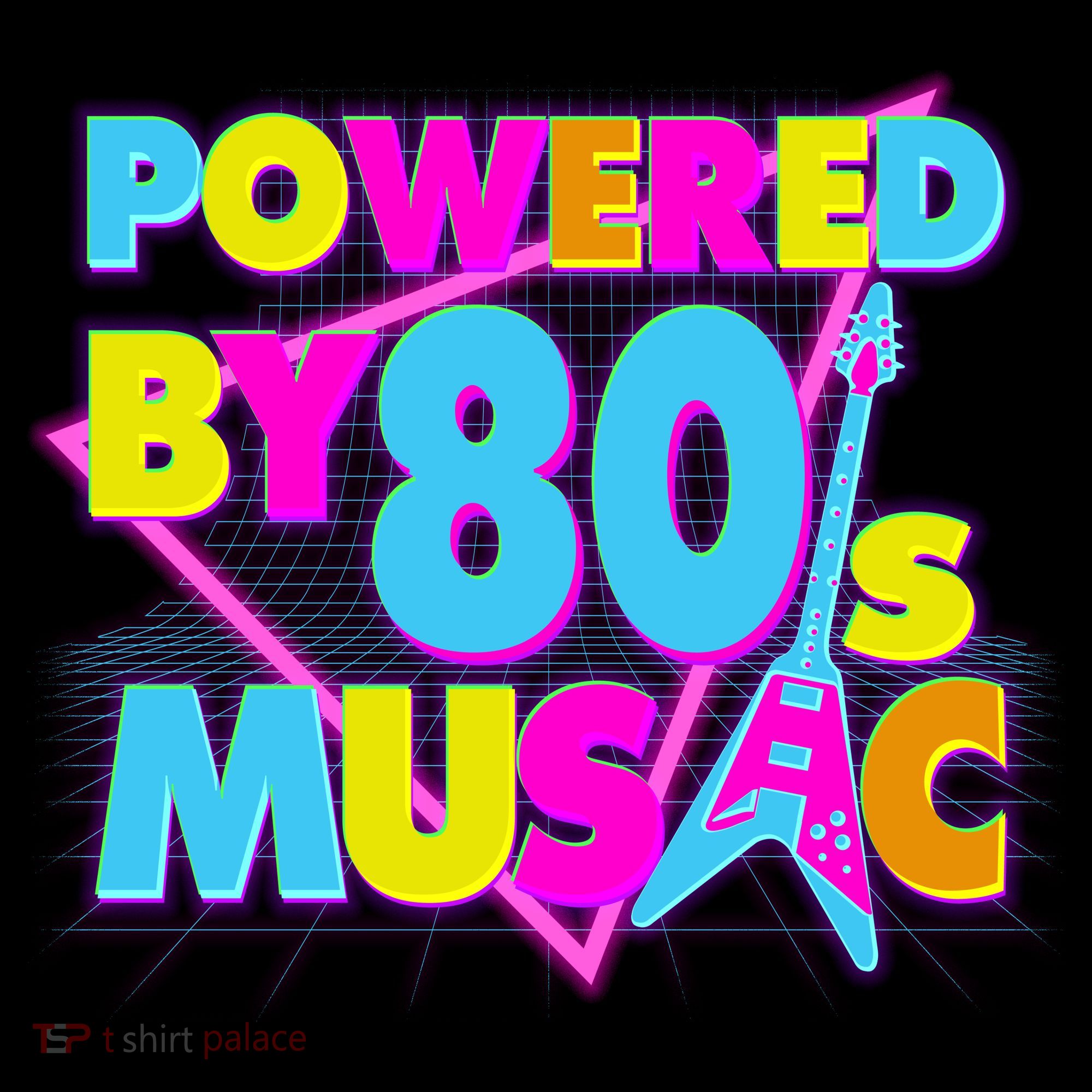 Cool Funny Retro Powered By 80's Music Women's Hoodie
