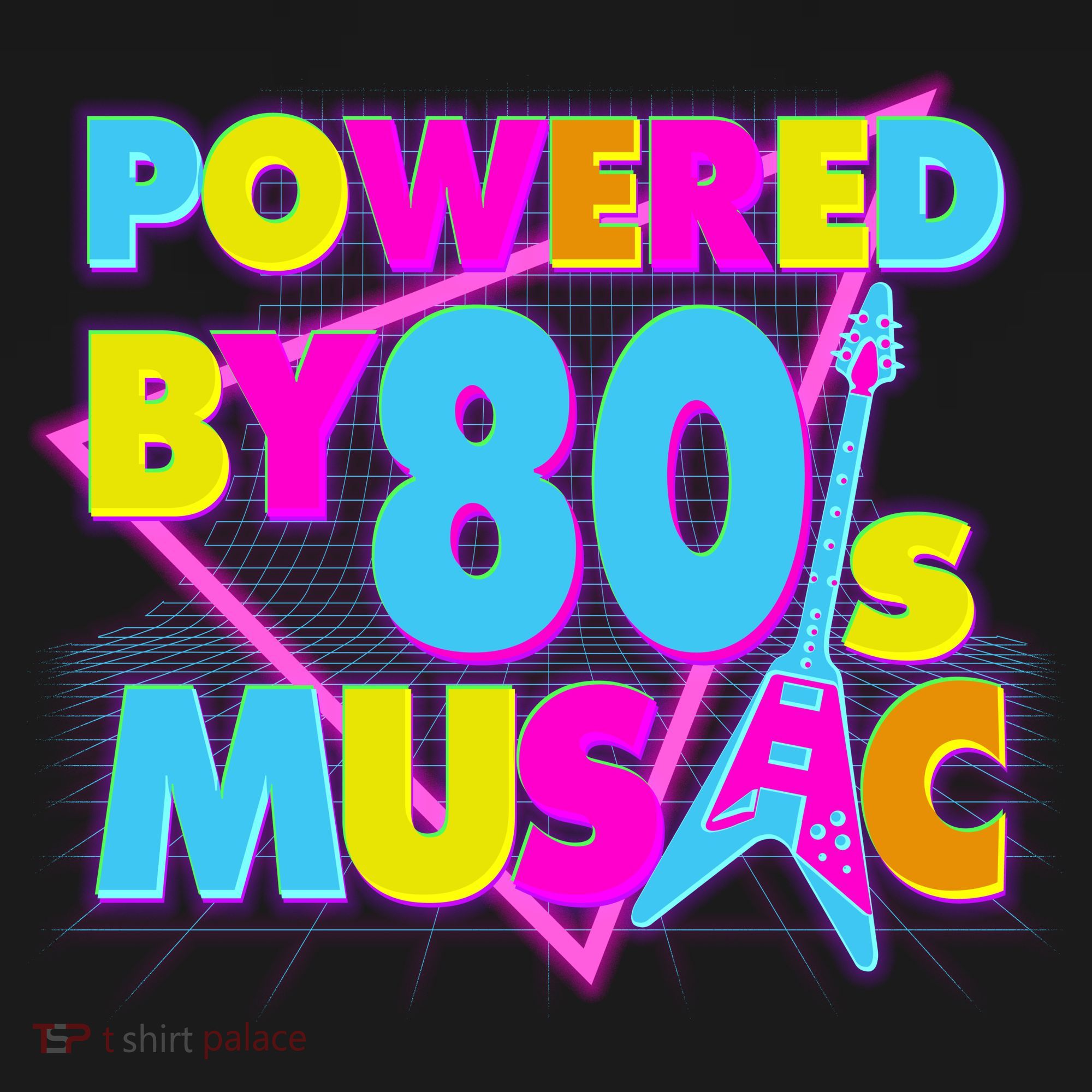 Cool Funny Retro Powered By 80's Music Visor