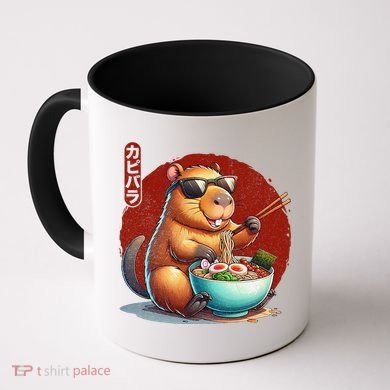 Capybara Funny Ramen Capybara Rodent Kawaii Anime Coffee Mug