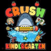 Cute Funny Ready To Crush Kindergarten School Shark Coffee Mug thumb 5