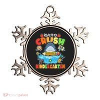 Cute Funny Ready To Crush Kindergarten School Shark Ornament thumb 0