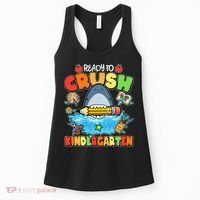 Cute Funny Ready To Crush Kindergarten School Shark Women's Tank Top thumb 0