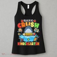 Cute Funny Ready To Crush Kindergarten School Shark Women's Tank Top thumb 3