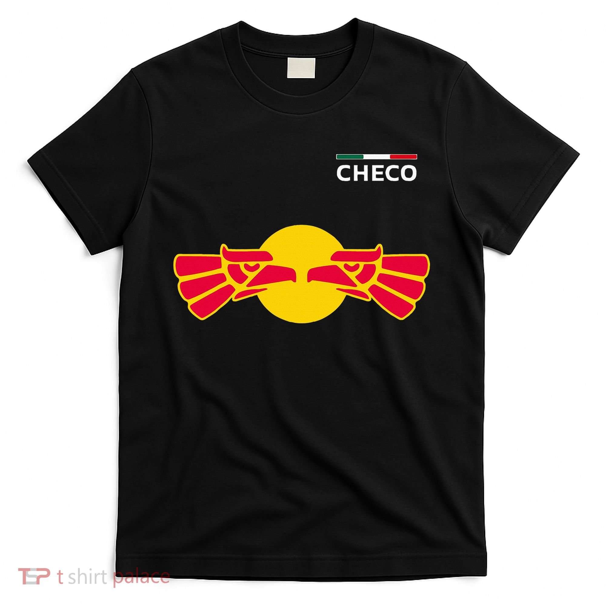 Checo Formula Racing Driver Fan Team Funny Hecho En Mexico T-Shirt