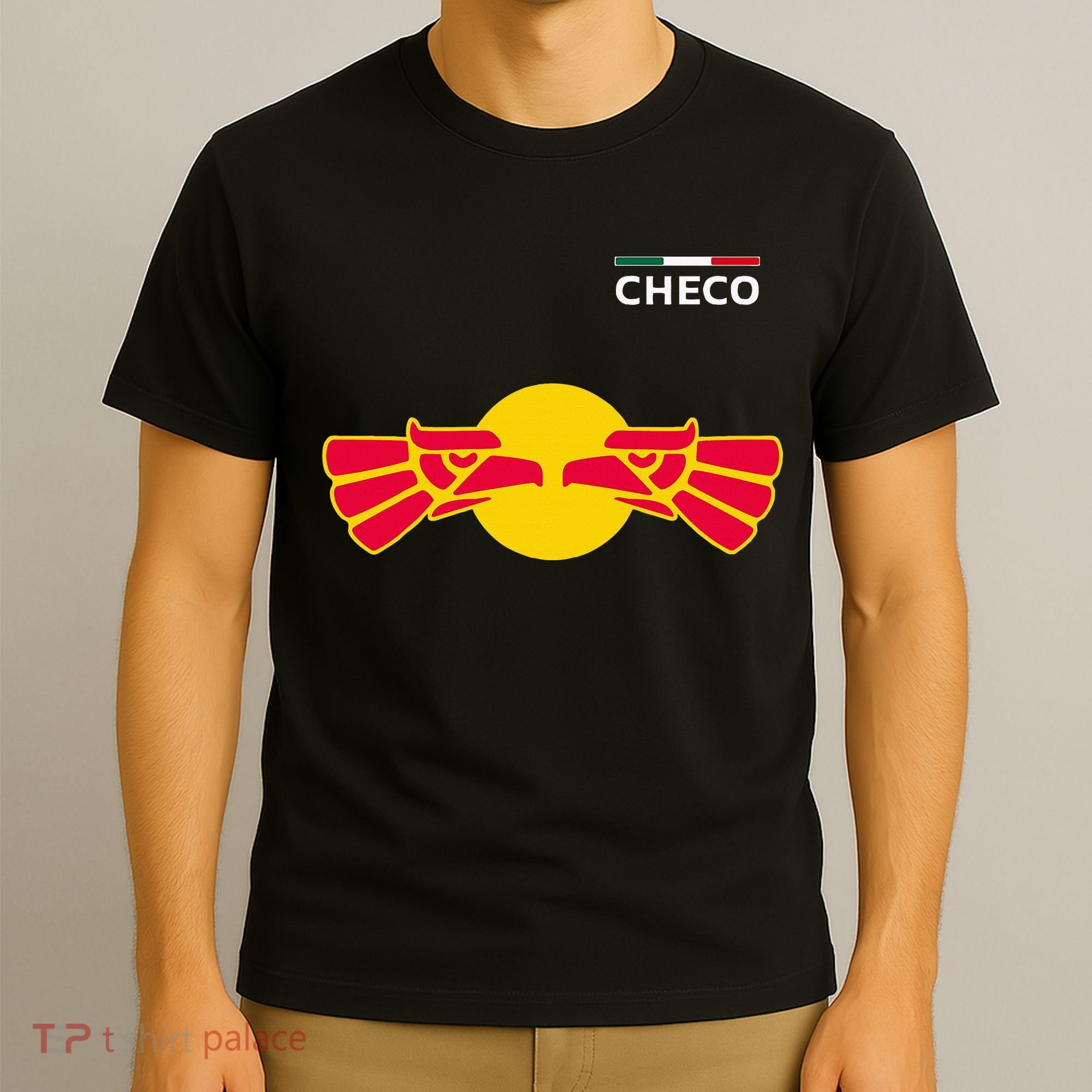 Checo Formula Racing Driver Fan Team Funny Hecho En Mexico T-Shirt