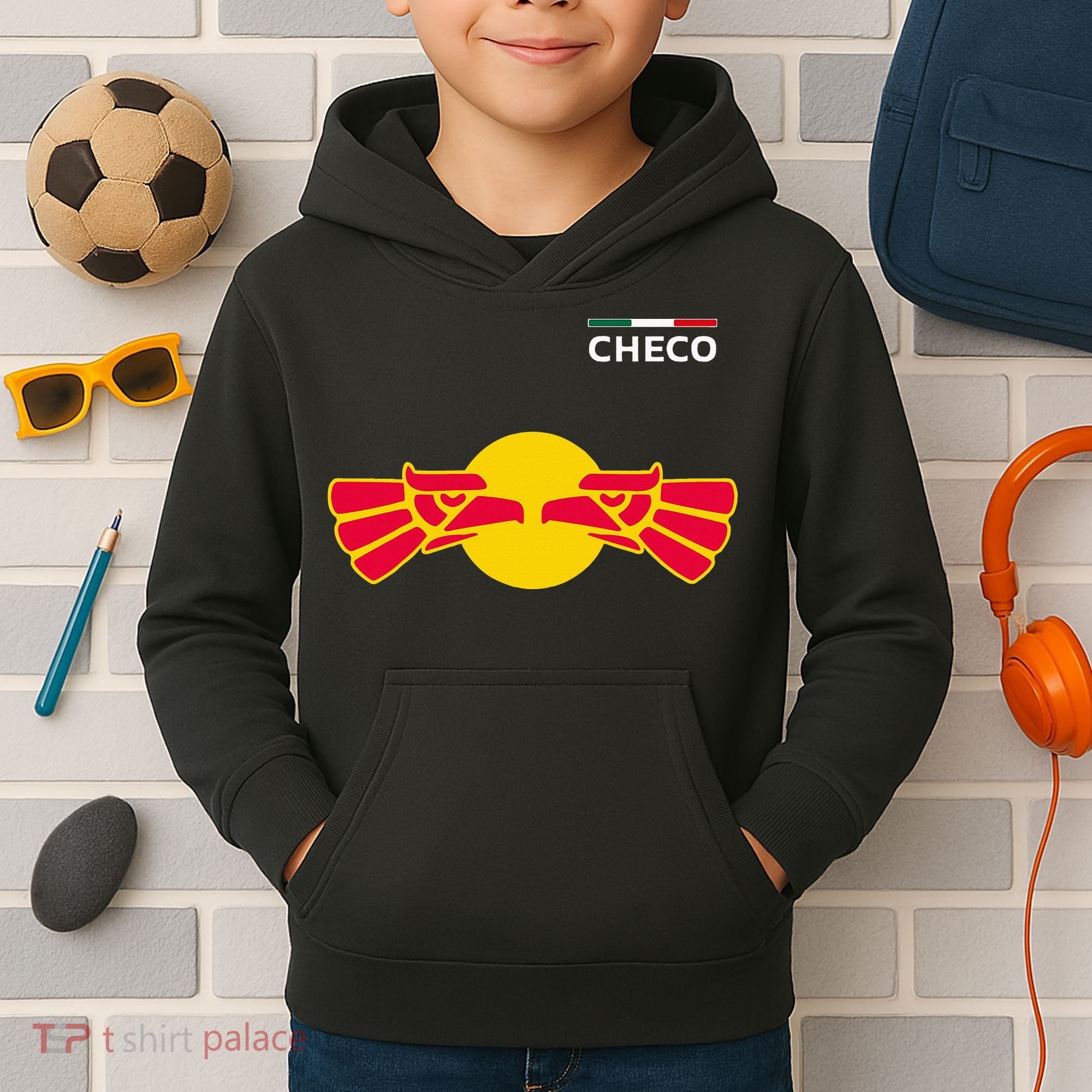 Checo Formula Racing Driver Fan Team Funny Hecho En Mexico Kids Hoodie