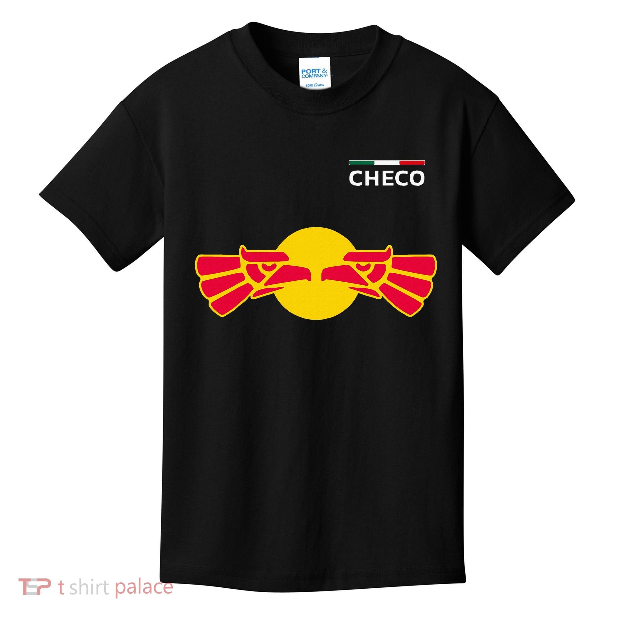 Checo Formula Racing Driver Fan Team Funny Hecho En Mexico Kids T-Shirt