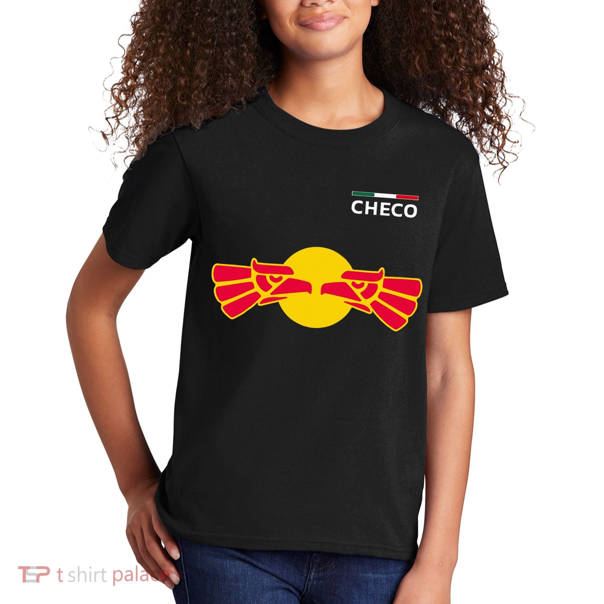 Checo Formula Racing Driver Fan Team Funny Hecho En Mexico Kids T-Shirt