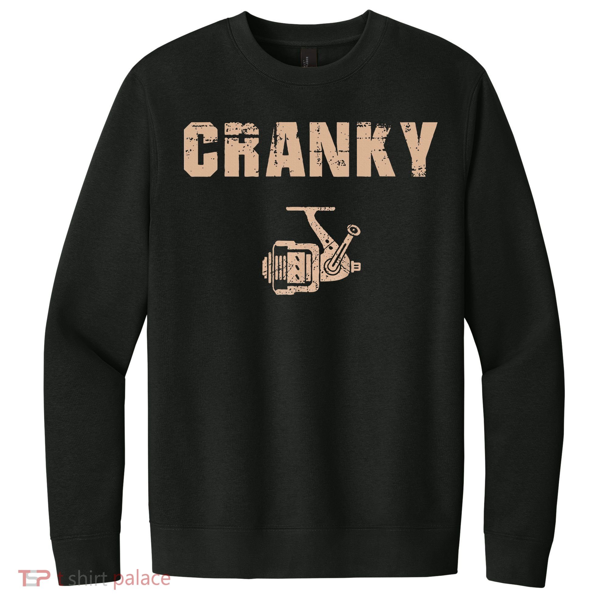 Cranky Fishing Reel V.I.T. Fleece Crew Sweatshirt
