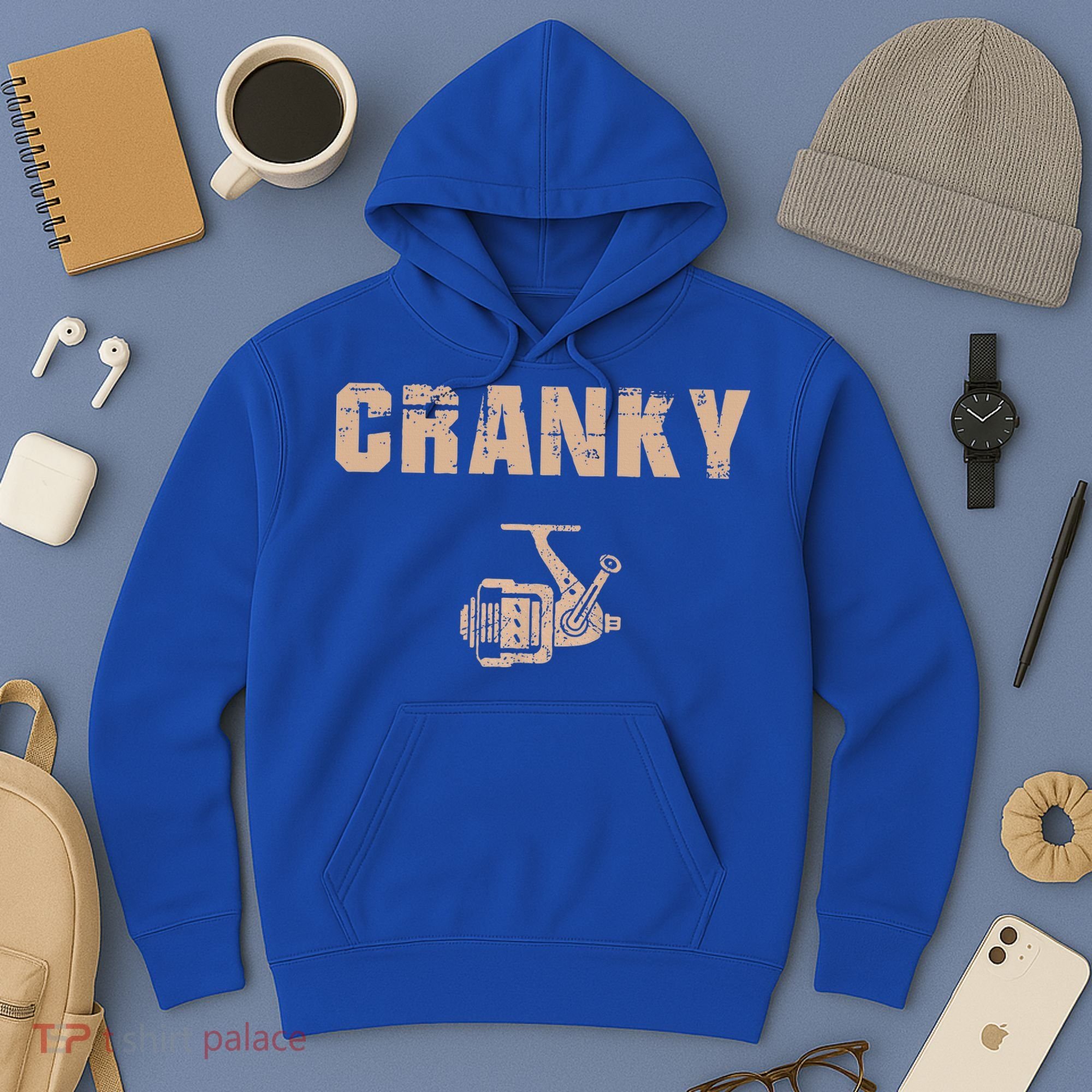 Cranky Fishing Reel Hoodie