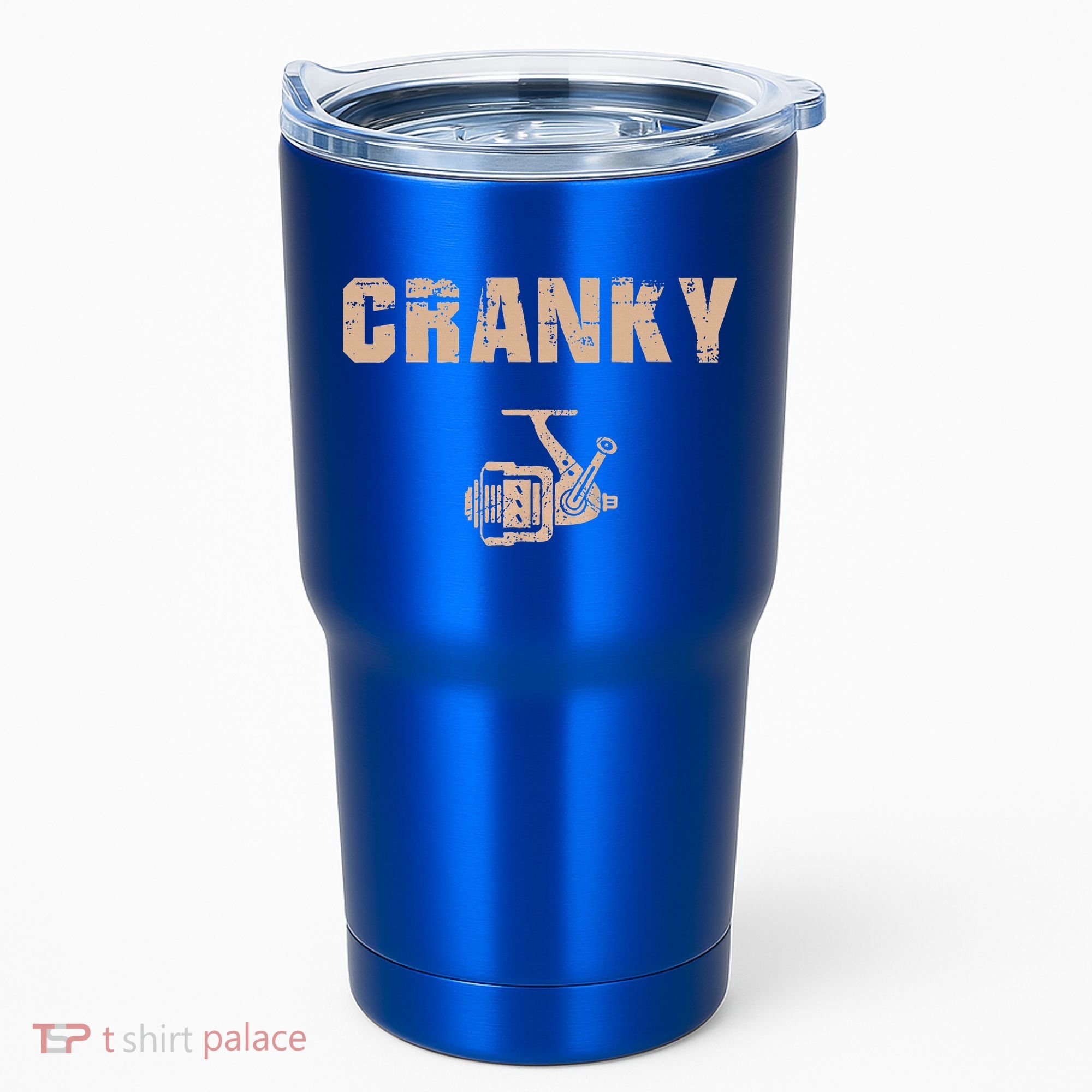Cranky Fishing Reel Tumbler