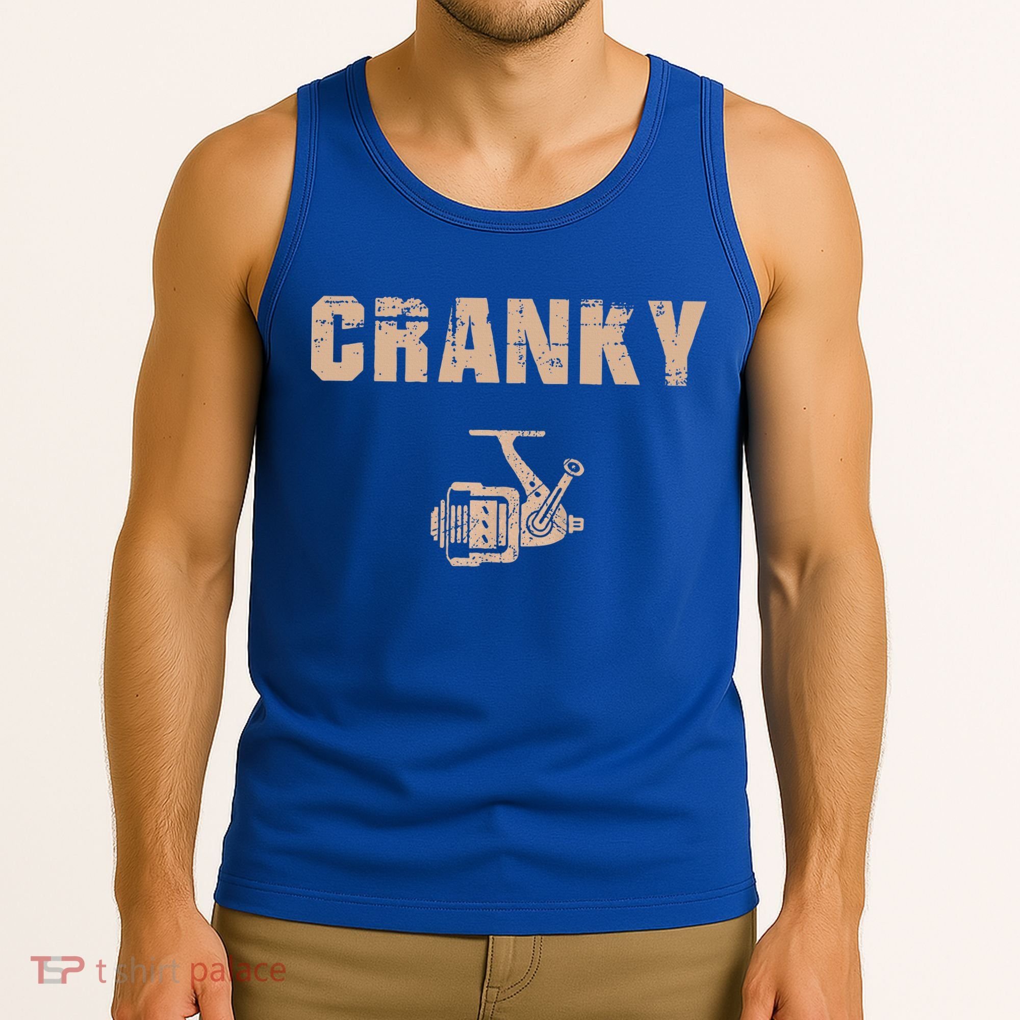 Cranky Fishing Reel Tank Top