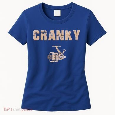 Cranky Fishing Reel Women's T-Shirt