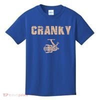 Cranky Fishing Reel Kids T-Shirt thumb 0
