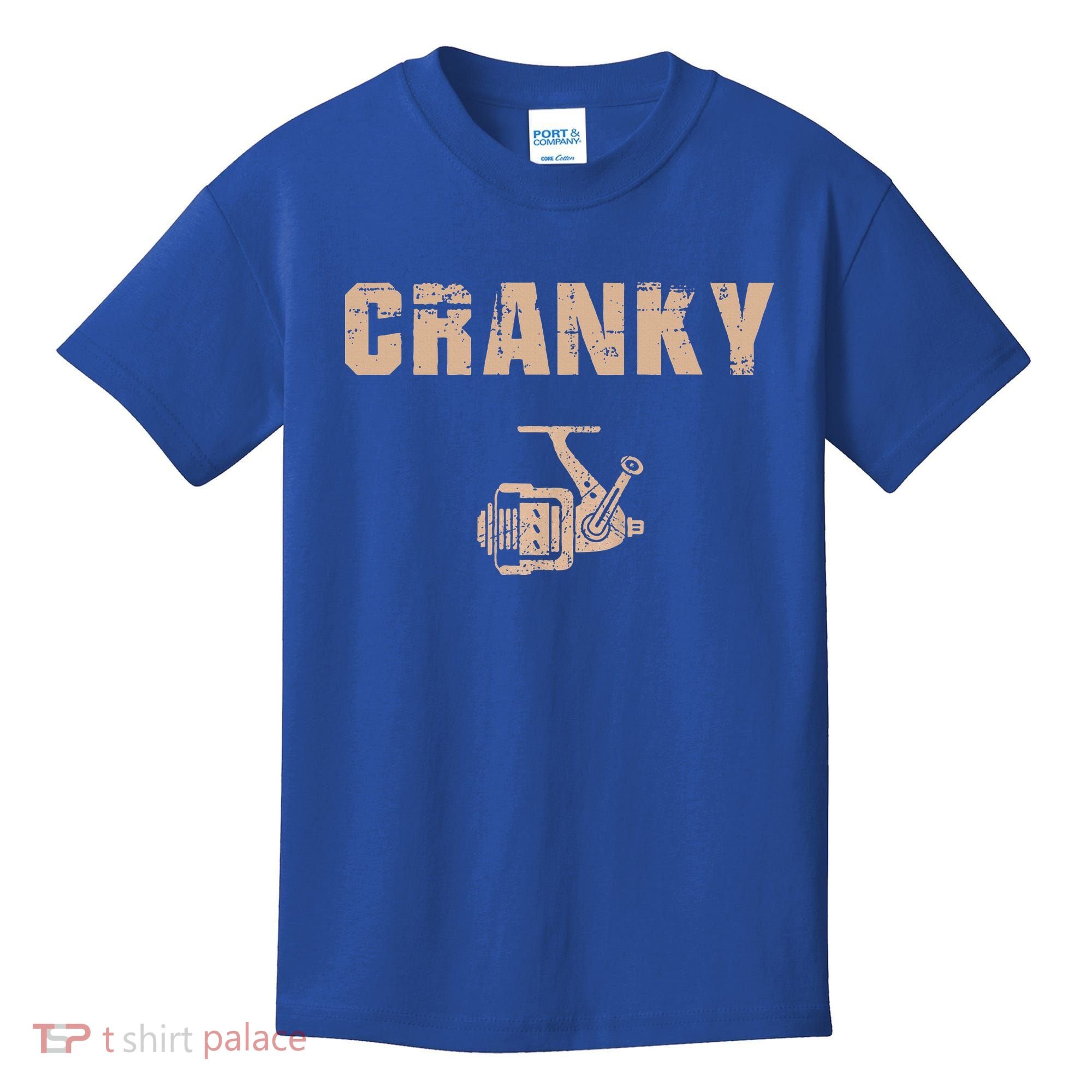 Cranky Fishing Reel Kids T-Shirt