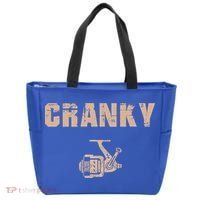 Cranky Fishing Reel Tote Bag thumb 0