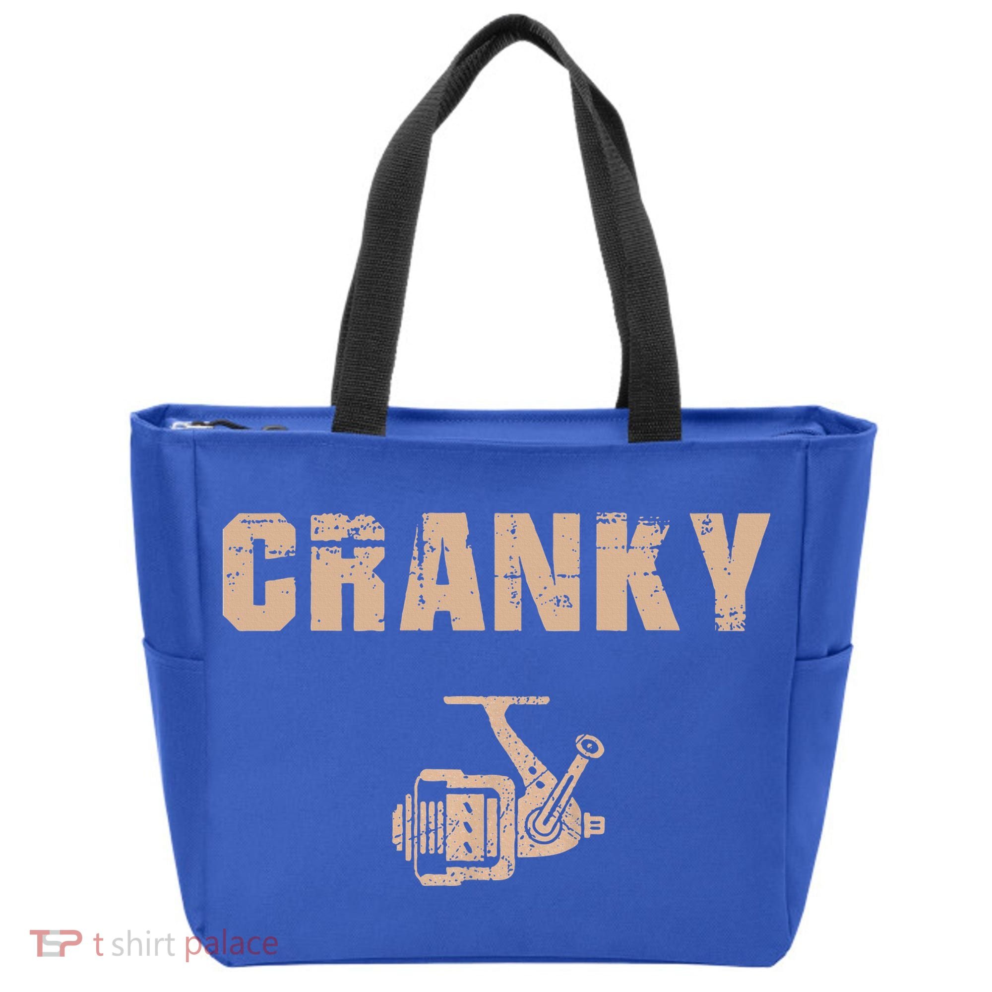 Cranky Fishing Reel Tote Bag