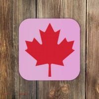 Canadian Flag Red Maple Leaf Canada Day Coaster thumb 0