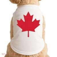 Canadian Flag Red Maple Leaf Canada Day Doggie Tank thumb 0