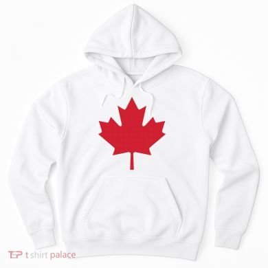 Canadian Flag Red Maple Leaf Canada Day Hoodie