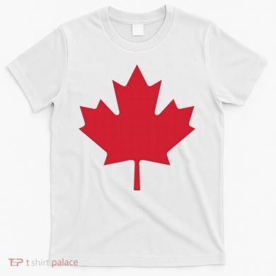 Canadian Flag Red Maple Leaf Canada Day T-Shirt