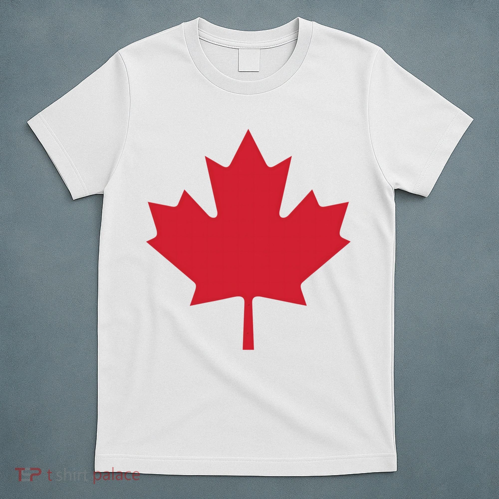 Canadian Flag Red Maple Leaf Canada Day T-Shirt