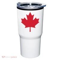 Canadian Flag Red Maple Leaf Canada Day Tumbler thumb 0