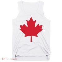 Canadian Flag Red Maple Leaf Canada Day Tank Top thumb 0