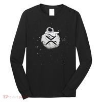 Cryptocurrency Fun Relaxing Space Man On Xrp Crypto Moon Long Sleeve Shirt thumb 0